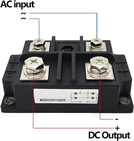 MDQ 400A 1600V Single Phase Rectifier Bridge Module High Power Diode Module 1 Phase Diode Metal Case Bridge Rectifier in Saudi Arabia