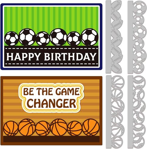 Globleland Sports Themplic Dies Die Die Cuts Sports Carbon Steel stency قالب لـ DIY Scrapbooking Festern in Saudi Arabia
