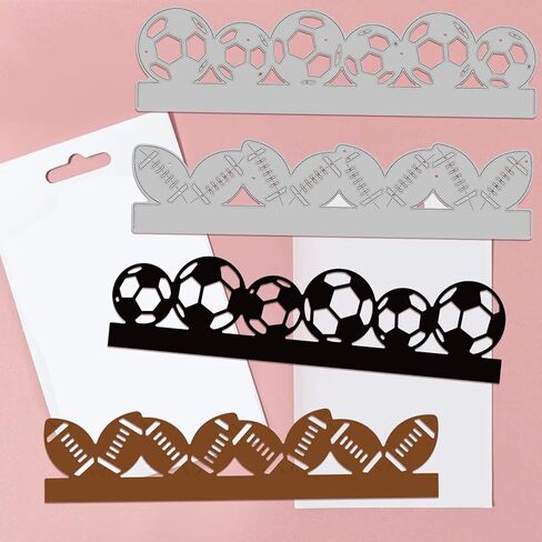 Globleland Sports Themplic Dies Die Die Cuts Sports Carbon Steel stency قالب لـ DIY Scrapbooking Festern in Saudi Arabia