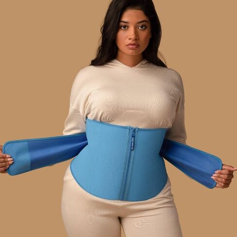 What Waist Sweat waist trainers for women belly fat |Workout Compression Belt latex for Posture Support, Walking & Exercise in Saudi Arabia