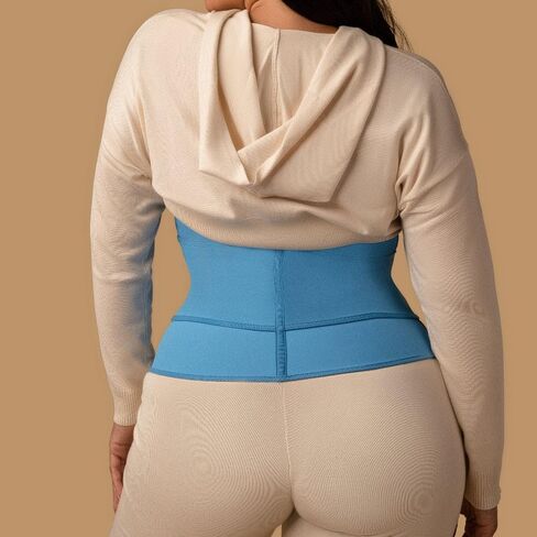 What Waist Sweat waist trainers for women belly fat |Workout Compression Belt latex for Posture Support, Walking & Exercise in Saudi Arabia