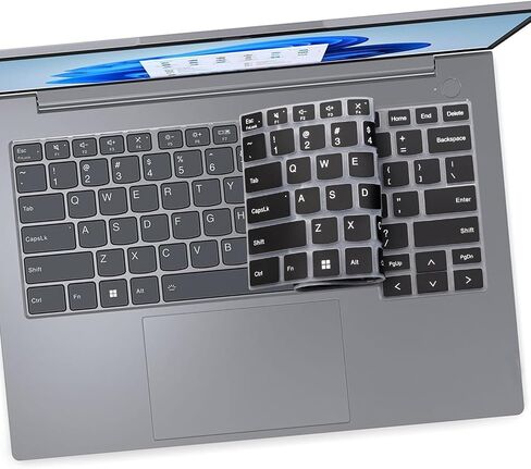 2 PCS Keyboard Cover for 2024 2023 Lenovo ThinkBook 14 G6 G6+ G7 14" Keyboard Skin-HotBlue+Clear in Kuwait