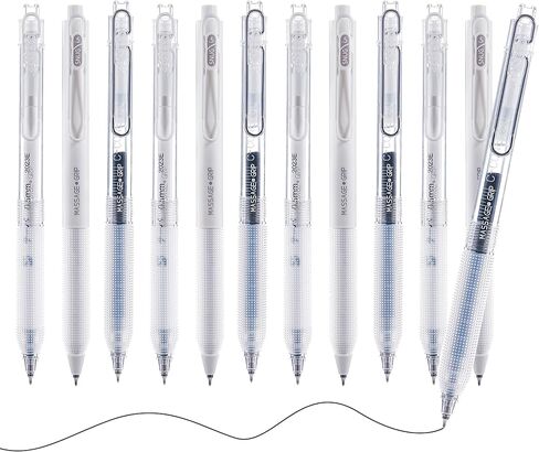 Gel Pens, 0.5mm Black Ink Pens Fine Point Smooth Writing Pens, Ball Point Pens for Journaling Note Taking, Cute Aesthetic Office School Supplies Gifts for Women (Multicolor 6 Pcs) in Saudi Arabia