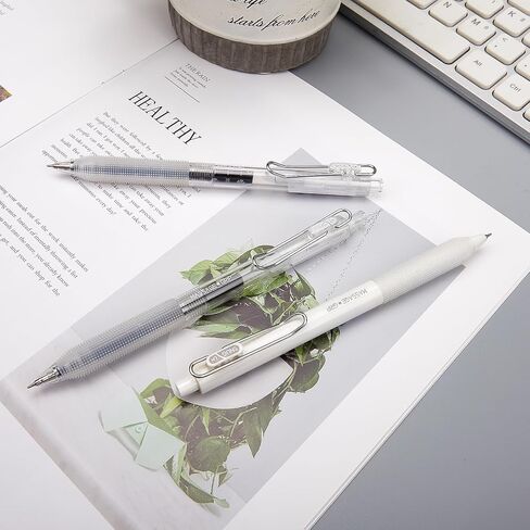 Gel Pens, 0.5mm Black Ink Pens Fine Point Smooth Writing Pens, Ball Point Pens for Journaling Note Taking, Cute Aesthetic Office School Supplies Gifts for Women (Multicolor 6 Pcs) in Saudi Arabia