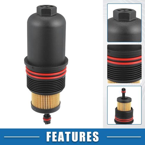 No.FT4Z-6A832-C Engine Oil Filter Housing Cover Cap for Ford Edge Sport 2.7L 2015-2018 for Ford F-150 2.7L 2015-2025 for Ford Bronco 2.7L 2021-2024 in Saudi Arabia
