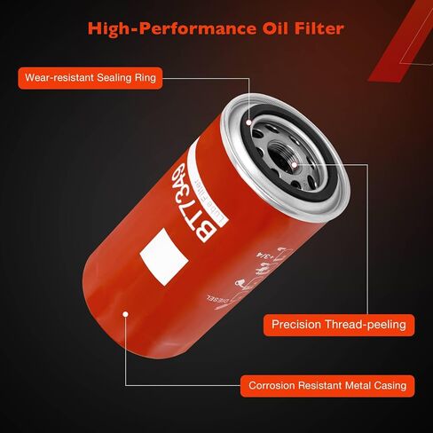 5.9L 6.7L Cummins Oil Filters Fit for Dodge Ram 2500 3500 4500 5500 Trucks 8.3L Diesel Engines, Replaces BT7349, 5083285AA, P550722 (3 Pack) in Saudi Arabia