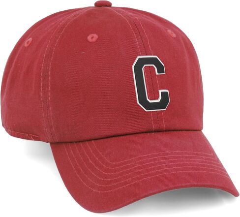 Customized Letter Intial Baseball Hat A to Z Team Colors, Red Cap White Black in Saudi Arabia