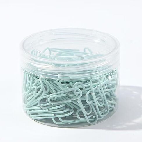 Macaron Colored Paper Clips, 1.1" Medium Paper Clip（28mm, 600pcs Paperclips for Office Supplies and Organization in Saudi Arabia