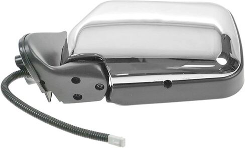 Left Mirror with Chrome Cover Drivers Side Compatible with 90-95 Toyota 4Runner TO132012 in Saudi Arabia