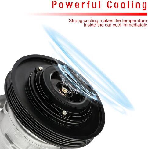 cciyu Air Conditioning Compressor 1990 1991 1992 1993 Fit for Honda for Accord 2.2L Replaces AC Compressor for Car in Saudi Arabia