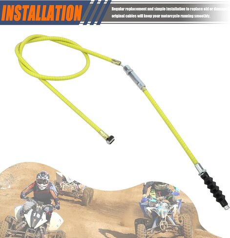 38.35 "980 مم قابض كابل بديل عالمي قابل للتعديل لـ 110cc 125cc 140cc Pit Dirt Stroke Bike Motorcycle-Black in Saudi Arabia