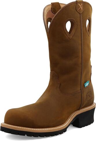 Twisted X Men's 12 Int Western Logger Boot Toe مركب in Saudi Arabia