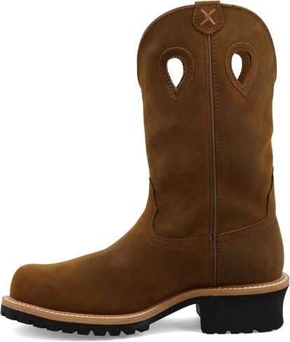 Twisted X Men's 12 Int Western Logger Boot Toe مركب in Saudi Arabia