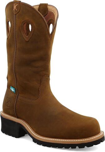 Twisted X Men's 12 Int Western Logger Boot Toe مركب in Saudi Arabia