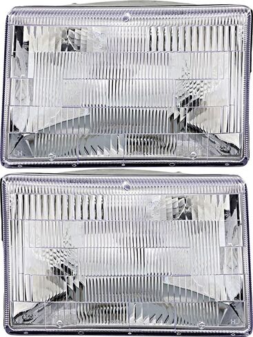For Jeep Grand Cherokee Headlights Lamps Set 1993 1994 1995 1996 1997 1998 Halogen Driver and Passenger Side in Saudi Arabia