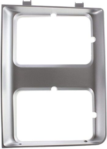 New Dual Rectangle Headlight Bezels Trim Set Direct Replacement for 1985-1988 Chevrolet C10 C20 C30 Truck Blazer Suburban GMC Jimmy (Partslink Number GM2512126, GM2513126) in Saudi Arabia