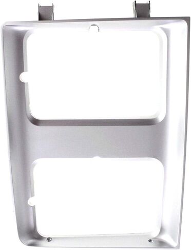 New Dual Rectangle Headlight Bezels Trim Set Direct Replacement for 1985-1988 Chevrolet C10 C20 C30 Truck Blazer Suburban GMC Jimmy (Partslink Number GM2512126, GM2513126) in Saudi Arabia
