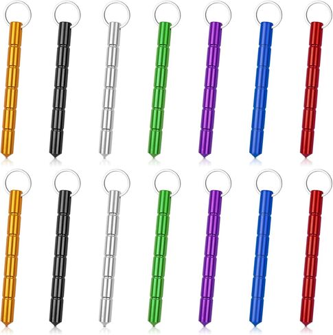 7Pcs Safety keychain Set Protection Keychain, Aluminum Keychain Keychain Set, Self Defense Weapon for Women Girls in Kuwait