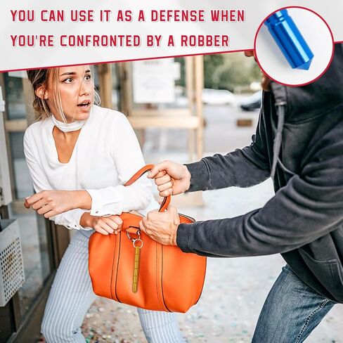 7Pcs Safety keychain Set Protection Keychain, Aluminum Keychain Keychain Set, Self Defense Weapon for Women Girls in Kuwait