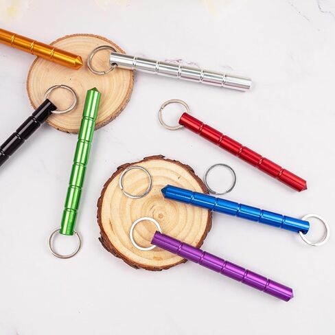 7Pcs Safety keychain Set Protection Keychain, Aluminum Keychain Keychain Set, Self Defense Weapon for Women Girls in Kuwait