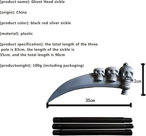 Lizxun Halloween Cloak Cloak for Kids Adults ، Roupe Death Grim Reaper مع نظارات العيون الحمراء المتوهجة ، المنجل ، الوجه ، القفازات in Kuwait
