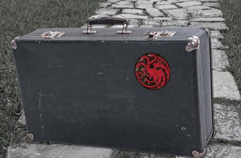 Elektroplate Officially Licensed Game of Thrones House Targaryen Dynamic Decal 3.5" Diameter | Premium All Weather for Car, Water Bottle, Laptop, Tablet, Cooler, Toolbox, Phone | Made in The USA in Saudi Arabia