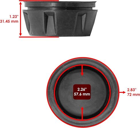 Caltric 2x الأمامية أو المركز الخلفي CAP متوافق مع Honda Pioneer 1000 SXS1000M3 2017-2024 / Pioneer 1000-5 SXS1000M5 2017-2024 in Saudi Arabia