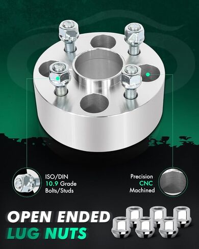 SCITOO 4Pcs Wheel Spacers 2 inch 4x100 Bore 56.1mm Studs 12x1.5 4 Lug Wheel Spacers Adapters Fit for for Honda for Accord for Honda Civic for Honda Civic del Sol CRX Fit Insight Prelude for Acura EL in Saudi Arabia