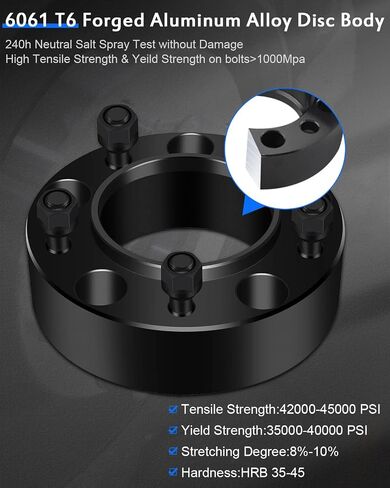 ECCPP 4PCS 5 LUG HUB Centric Wheer Spacers Adapters 5x150 to 5x150 1 "بوصة تناسب 1998-2016 لـ Toyota for Land Cruiser 2008-2016 لتويوتا ل Sequoia 2007-2016 لـ Toyota for Tundra in Saudi Arabia