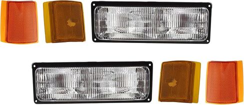 مجموعة إشارة الإشارة Garage-Pro متوافقة مع GMC Yukon 1994-1999 ، GMC C1500 Suburban 1994-1999 ، GMC K1500 Suburban 1994-1999 Sport Utility ، Front ، Driver and Passenger in Saudi Arabia