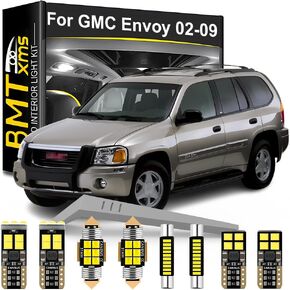 LED LED INTERIOR LIGHT KIT استبدال GMC Envoy Chevy Trailblazer 2002 2003 2004 2005 2006 2007 2008 2009 ، Super Bright 6000K White in Kuwait