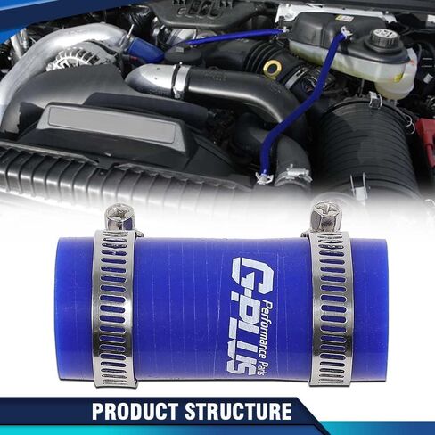 PIT66 Diesel Cooler Coolant Hose Connector Compatible with 2003-2007 Ford F250 F350 F450 F550 Excursions 6.0L/ 2005-2010 E-Series Vans with the 6.0L Power Stroke diesel engine in Saudi Arabia