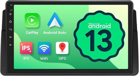 Eonon Car Stereo for BMW 3 Series 325i 330i M3 (E46) 1998-2006, Android 14 Wireless CarPlay Stereo, 9 Inch Touchscreen Android Auto Radio, Bluetooth/SWC/GPS, 3+32G - E46X7 in Kuwait