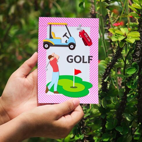 GLOBLELAND Golf Theme Metal Cutting Dies Die Cuts for DIY Scrapbooking Festival Birthday Wedding Cards Making Album Envelope Decoration,Matte Platinum in Saudi Arabia