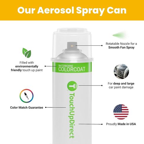 TouchUpDirect IM Titanium Silver Metallic Compatible With Kia Exact Match Touch Up Paint Aerosol - Preferred Kit in Saudi Arabia
