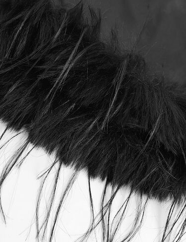 رداء الزفاف ليوم الزفاف ثوب نوم والهريد للنساء للريش تقليم العروس الداخلية التي تستعد لأزياء in Kuwait