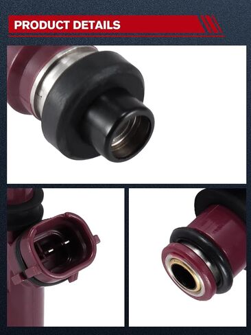 FJ584 Fuel Injectors 4PCS 1.8L Only For Mazda Miata 1999 2000, 195500-3310 BP4W-13-250 in Saudi Arabia
