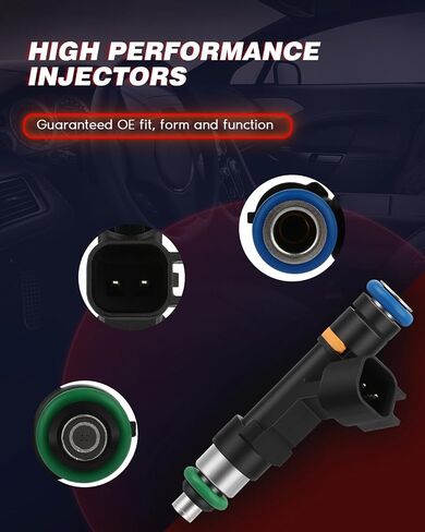 Fuel Injectors Sets fit for 2008 2009 2010 for Dodge Grand Caravan,2007 2008 2009 2010 for Jeep Wrangler 6pcs 0280158119 Injectors 4 Holes in Saudi Arabia