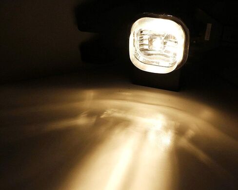 Ijdmtoy Clear Lens Fog Light Kit W/ 9145 Xenon White 15-SMD LED متوافق مع 1999-2004 Ford F-250 ، 2001-2004 Ford F-350 F-450 F-550 Super Duty & Surgion in Saudi Arabia