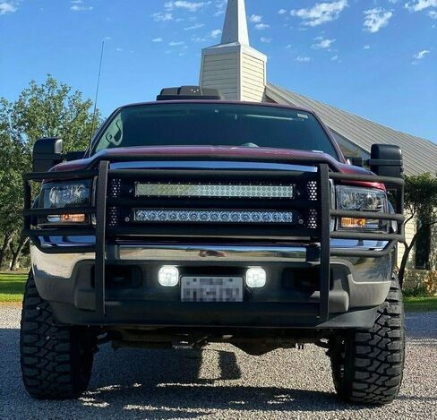 Ijdmtoy Clear Lens Fog Light Kit W/ 9145 Xenon White 15-SMD LED متوافق مع 1999-2004 Ford F-250 ، 2001-2004 Ford F-350 F-450 F-550 Super Duty & Surgion in Saudi Arabia