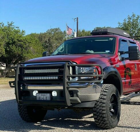 Ijdmtoy Clear Lens Fog Light Kit W/ 9145 Xenon White 15-SMD LED متوافق مع 1999-2004 Ford F-250 ، 2001-2004 Ford F-350 F-450 F-550 Super Duty & Surgion in Saudi Arabia