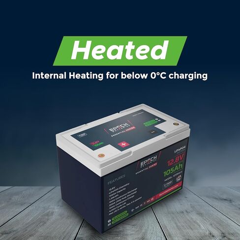 12V 460Ah Essential Series - Bluetooth & Heated LiFePO4 Battery, Group 8D, 5.88 kWh for Marine, RV, Solar, Off-Grid Power Systems (12V 460Ah) in Saudi Arabia