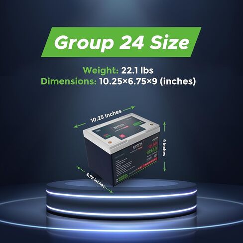 12V 460Ah Essential Series - Bluetooth & Heated LiFePO4 Battery, Group 8D, 5.88 kWh for Marine, RV, Solar, Off-Grid Power Systems (12V 460Ah) in Saudi Arabia
