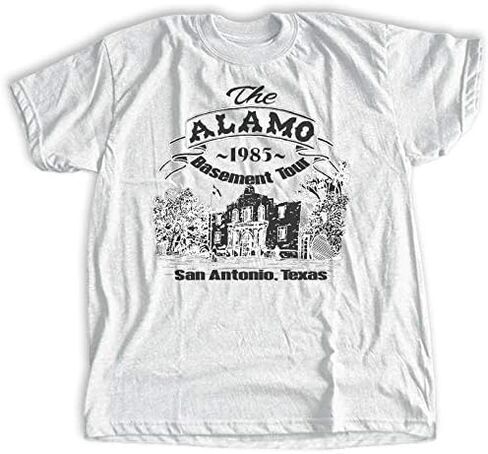 Pee-Wee’s Alamo Basement Tour T-Shirt | 1985 سان أنطونيو تكساس | الأولاد ، الفتيات ، الرجال ، النساء ، أنماط الطفل | الحنين العضوي in Saudi Arabia