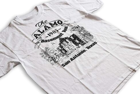 Pee-Wee’s Alamo Basement Tour T-Shirt | 1985 سان أنطونيو تكساس | الأولاد ، الفتيات ، الرجال ، النساء ، أنماط الطفل | الحنين العضوي in Saudi Arabia