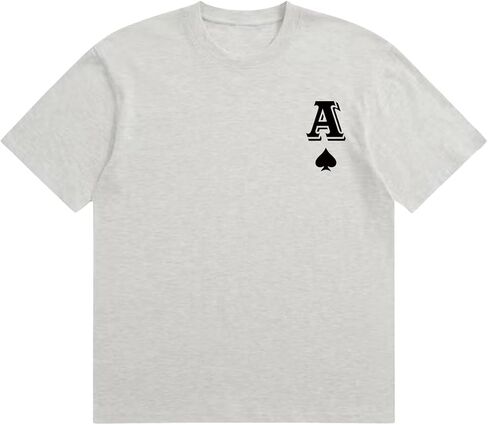 Soly Hux Men's Thirts Letter Graphic Tees Crew Neck Tops Summer Summer in Saudi Arabia