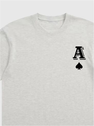 Soly Hux Men's Thirts Letter Graphic Tees Crew Neck Tops Summer Summer in Saudi Arabia