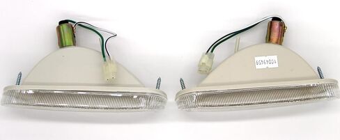 Generic Turn Signal Lights Compatible with Suzuki Swift cultus SF413 1989 1990 1991 1992 1993 1994 1995 Set LH RH, White, 626H639 in Saudi Arabia