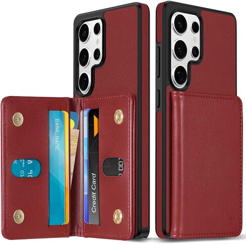TUCCH Case for Galaxy S25 Plus with [Undetachable Wallet] RFID Blocking 6 Card Slots, PU Leather Magnetic Closure Folio Wallet Anti-Slip Shockproof Phone Cover for Galaxy S25 Plus 6.7" 2025, Dark Blue in Kuwait