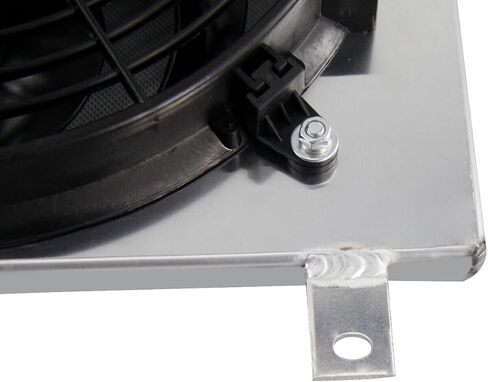 كفن الرادياتير الألمنيوم 12 "مجموعة ترحيل المعجبين متوافقة مع هوندا Civic EK eg Integra DC SOL 1992-2000 1993 1994 1995 1996 1997 1998 1999 in Saudi Arabia